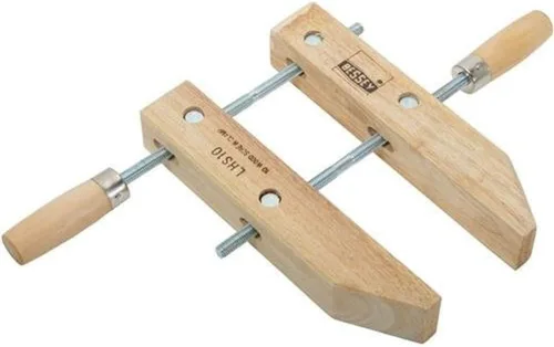 BESSEY LHS-10, abrazadera de tornillo de mano de madera de 10 pulgadas, negro