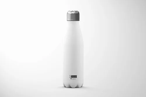 IDRINK® Botella térmica revolucionaria, 2 paredes, botella de acero inoxidable, 16.9 fl oz UNICORN