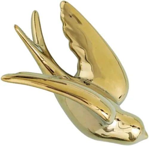 Miniatura 2 de BESPORTBLE 1 estatua de pájaro para colgar en la pared, decoración de pared de cerámica, adorno de estilo nórdico para decoración, diseño de ahorro