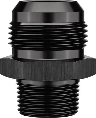 Miniatura 45 de EVIL ENERGY Adaptador de ajuste de 6AN a 3/8" NPT macho de 90 grados, aluminio