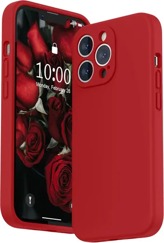 Miniatura 24 de SURPHY Funda para iPhone 13 Pro con protector de pantalla, Fundas de silicona líquida para iPhone 13 Pro