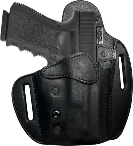 Miniatura 33 de Urban Carry LockLeather OWB RMR/RDS - Funda segura y cómoda de cuero/polímero híbrido para una ocultación óptima Diestro Compatible con una