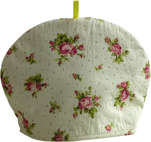 Tetera de algodón con aislamiento decorativo para té acogedor, cubierta antipolvo para mantener el té caliente, decoración de cocina para el hogar