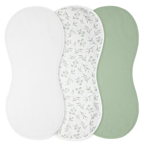 Miniatura 13 de Hahafelt 3 piezas de almohadillas para cambiador con forma de maní, impermeables, de algodón orgánico, almohadillas de maní cálidas para la espalda