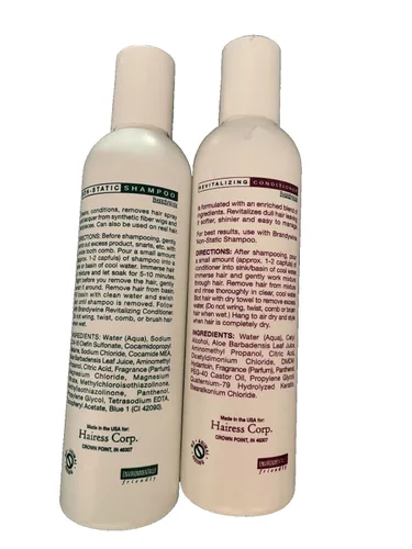Miniatura 7 de Brandywine Champú no estático y acondicionador revitalizante 8 onzas, paquete económico paquete 2 artículos