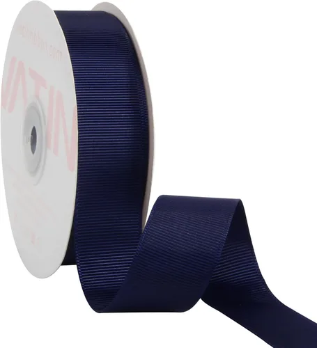 Miniatura 183 de Vatin - Rollo de cinta de grogrén, rollos de 25-50 yardas, perfecto para decoración de bodas, coronas, baby showers, envolturas de paquete de regalo
