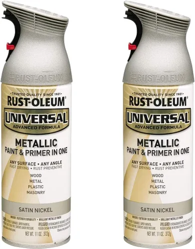 Miniatura 139 de Rust-Oleum 245197 Pintura en aerosol universal para todas las superficies, 12 onzas, negro satinado