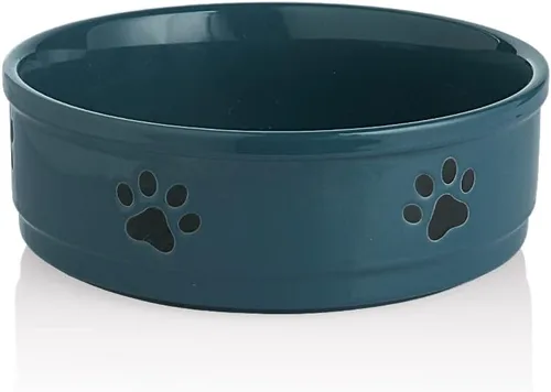 Miniatura 32 de Sweejar Cuencos de Cerámica para Perros, Plato de Comida para Perros Pequeños y Gatos, Cuenco de Porcelana Resistente para Mascotas para Comida