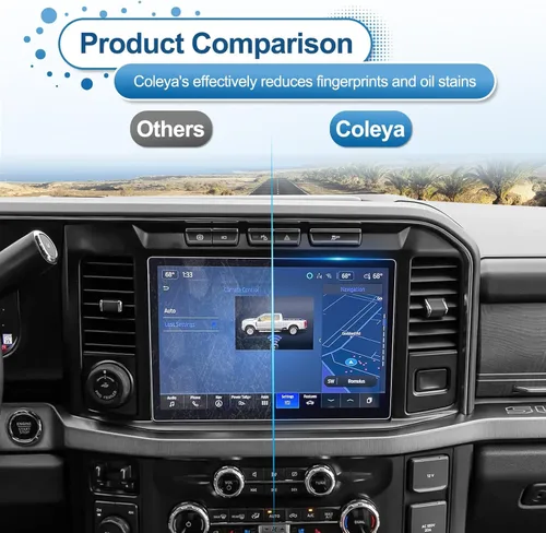 Miniatura 6 de 2023 2024 2025 2026 F-250/F-350/F-450 Protector de pantalla para Ford Super Duty (Lariat/King Ranch/Platinum) Pantalla táctil de 12 pulgadas, vidrio