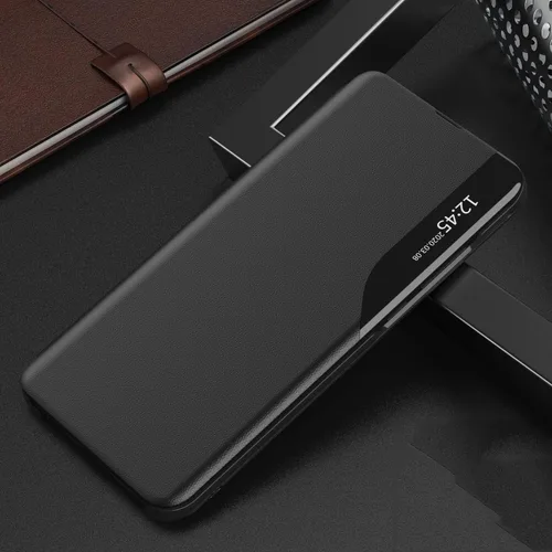Miniatura 2 de Funda para Huawei P30 Lite, Clear View - Funda de piel sintética con función atril, funda protectora a prueba de golpes, color negro
