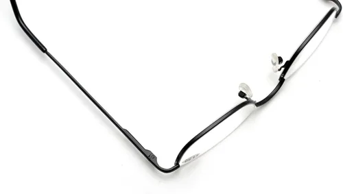 Miniatura 6 de ZUVGEES Gafas de lectura vintage de aleación semi sin montura para hombres y mujeres, medio marco, gafas delgadas con estuche elegante T0340