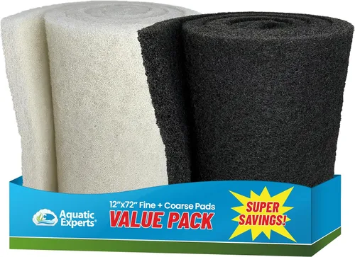 Miniatura 18 de Aquatic Experts Almohadilla de filtro clásica para estanque Koi FINE – Filtro de estanque en rollo blanco a granel, filtros de estanque ultra
