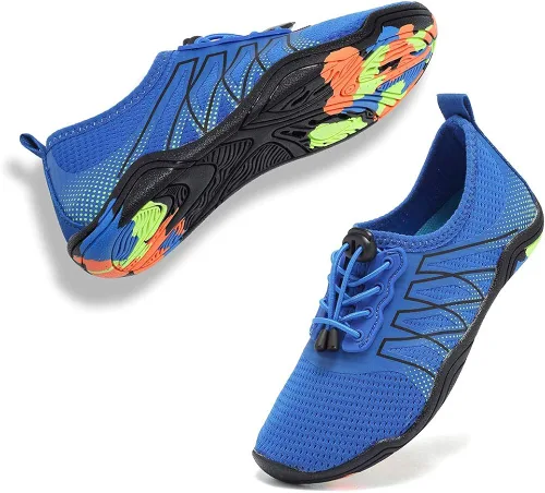 Zapatos acuáticos para niños y niñas suela ligera y cómoda fácil de caminar calzado acuático y deportivo antideslizante tallas ToddlerLittle KidBig