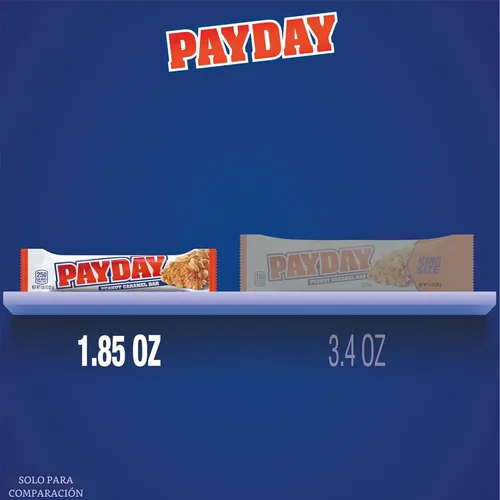 Miniatura 3 de PAYDAY - Barras de caramelo de cacahuete, 1.85 oz (24 unidades)