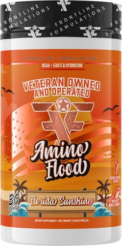Miniatura 8 de Amino Flood de formulaciones de primera línea - Fórmula de recuperación e hidratación BCAA + EAA - Soporte muscular, electrolitos y resistencia