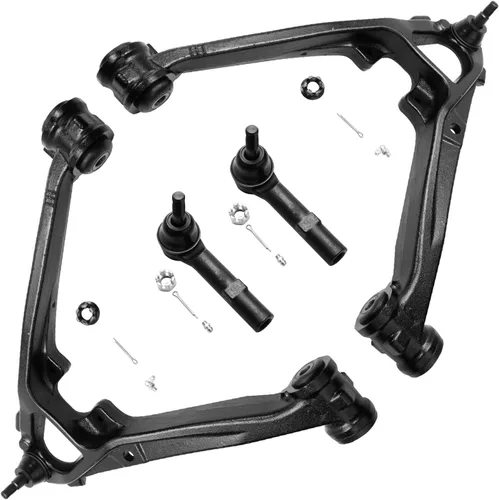 Miniatura 166 de Detroit Axle - Brazos de control superiores traseros para Chrysler 300 Dodge Challenger Charger Magnum, reemplazo del conjunto de brazos de control