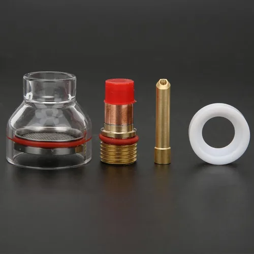 Miniatura 2 de Garosa Antorcha de lente de gas Collet Body Glass Cup Soldadura Kit de antorcha Accesorios para antorcha WP-17/18/26 Accesorios de antorcha Piezas