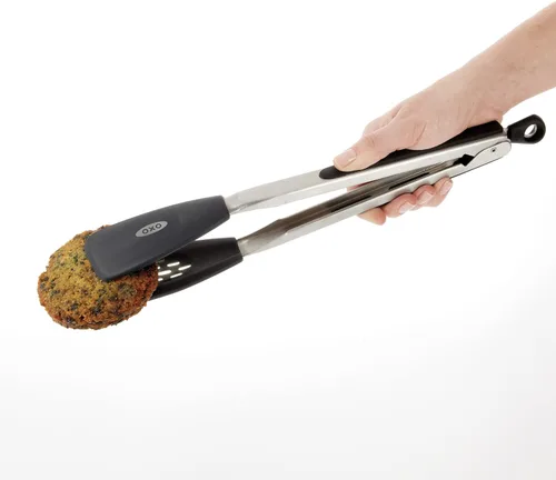 Miniatura 3 de OXO Good Grips - Pinzas flexibles de silicona de 14 pulgadas
