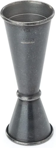 Barfly 1 x medidor de 2 oz. de estilo japonés, negro vintage