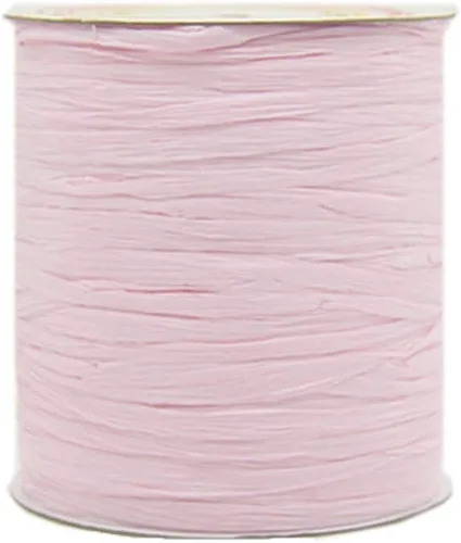 Miniatura 22 de 250 Metros/273 Yardas Raffia Ribbon Hilo de Raffia Hilo de ganchillo Azul Bolsa de ganchillo Hilo de paja Hilo de paja Hilo de rafia natural