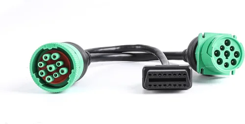 Miniatura 2 de Cable divisor J1939 macho a J1939 hembra y OBD2 (1 pieza)