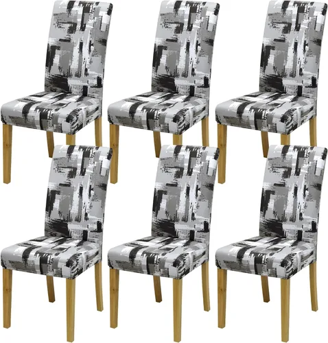 Miniatura 72 de BIETYONE - Fundas para sillas de comedor, juego de 2 fundas para sillas de comedor o cocina, lavables, protectoras, para sillas Parsons