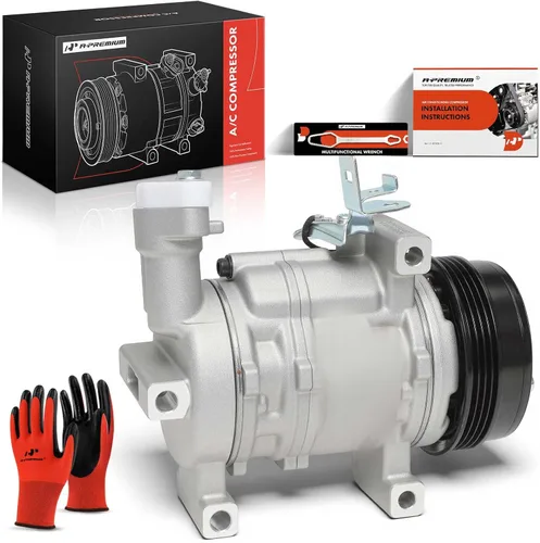 Miniatura 10 de A-Premium Compresor de Aire Acondicionado AC con Embrague Compatible con Subaru Forester 2007-2014, Impreza 2008-2014, WRX 2015-2016, WRX STI