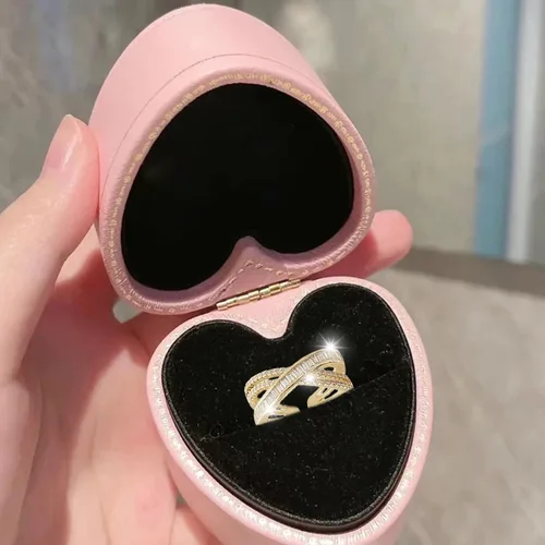 Miniatura 2 de Anillo de cóctel - EternityRings para mujer, anillo de boda de diamante, anillos de compromiso, regalos de cumpleaños de Navidad