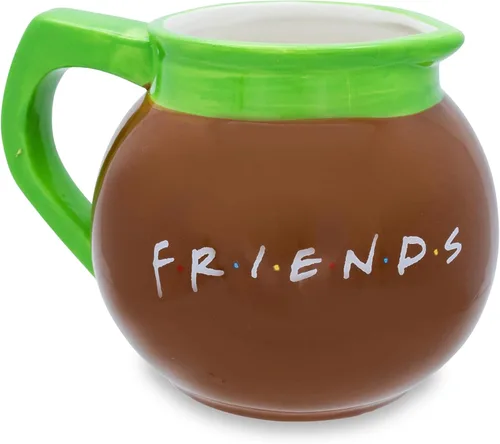 Miniatura 6 de Silver Buffalo Friends Central Perk Cafetera de Café Taza de Cerámica Esculpida en 3D, 20 Onzas Central Perk Pot