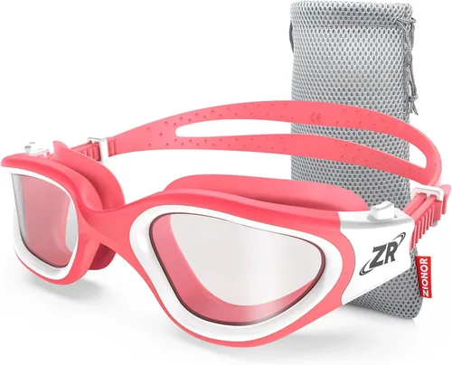 ZIONOR G1 - Gafas de natación polarizadas unisex para mujeres adultas, antiniebla, 100% anti UV, gafas de buceo B5 (polarizado + ahumado brillante)