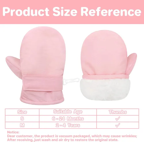 Miniatura 40 de QikQik Guantes de invierno impermeables para niños pequeños - Guantes de nieve para bebés