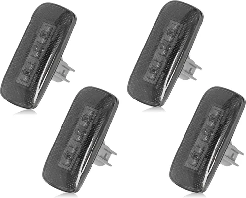 Miniatura 8 de HUSUKU 4 piezas de luces LED de marcador lateral para cama doble para Dodge Ram 2500 3500 2010-2017 (2x ámbar, 2x rojo)