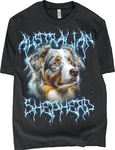 Camiseta de Heavy Metal de los 80s con Animal en Negro - 100% Algodón - para Hombre y Mujer