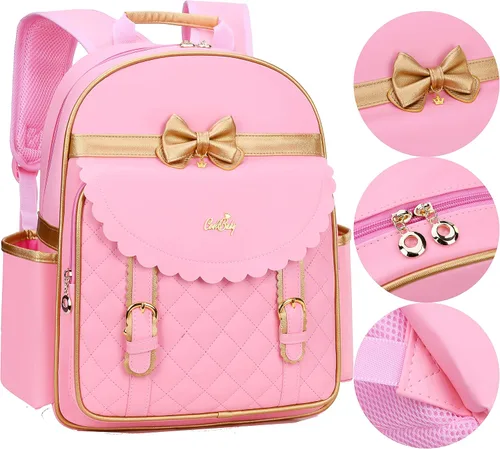 Miniatura 3 de Mochila impermeable de PU para niños de la escuela primaria