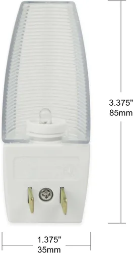 Miniatura 4 de OSKOS Paquete de 6, luz nocturna LED enchufable con sensor automático de atardecer a amanecer, ideal para dormitorio, baño, pasillo, certificación