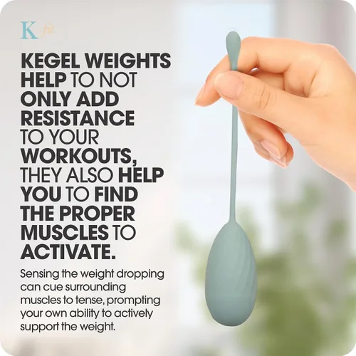 Miniatura 8 de K-Fit Spiral Grip - Sistema de pesas Kegel - Juego de entrenamiento de fuerza progresiva para ejercicio de apriete, silicona de grado médico, diseño
