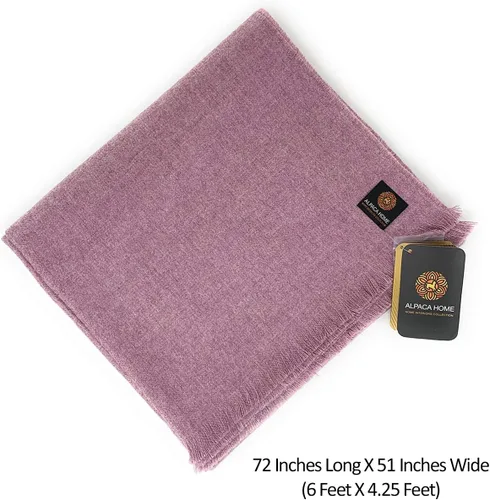 Miniatura 2 de Alpaca Home Liam Manta de alpaca para bebé, 4 estaciones, 100% lana de alpaca bebé, 6 pies de largo x 4.25 pies de ancho, hipoalergénica, suave