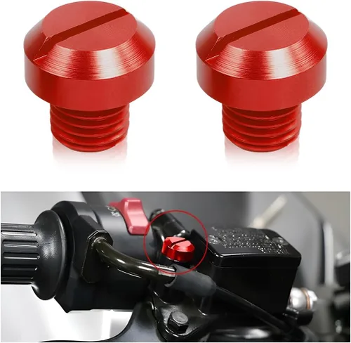 Miniatura 11 de zipelo Tornillo para Espejo de Motocicleta, 2 Piezas Tapones para Agujeros de Espejo para Espejos Retrovisores de Motor, Accesorios Decorativos