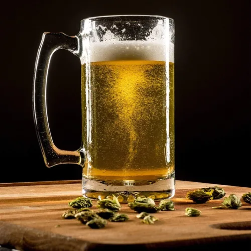 Miniatura 6 de QAPPDA Juego de tazas de cerveza, tazas de vidrio con asa de 16 onzas, vasos de cerveza grandes para congelador, tazas de agua para bebidas frías