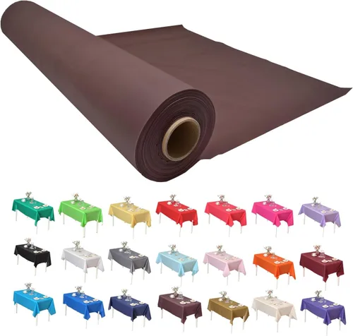 Miniatura 184 de Rollo de plástico para cubierta de mesa color verde manzana, 40 pulgadas x 100 pies, rollo de plástico resistente para cubierta de mesa de banquetes