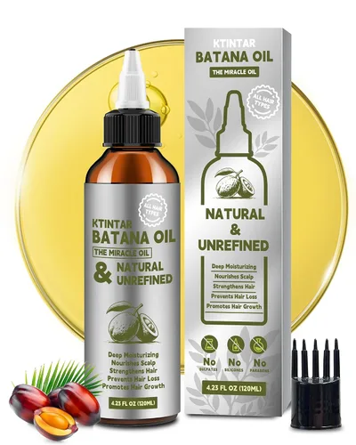 Aceite de batana crudo 100% natural para el crecimiento del cabello, aceite de crecimiento del cabello Dr. Sebi de Honduras, cabello más grueso y