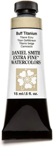 Miniatura 6 de Daniel Smith 284600009 tubo de pintura acuarela extra fina de 15 ml, Buff Titanium, 0.5 Fl Oz (paquete de 1)