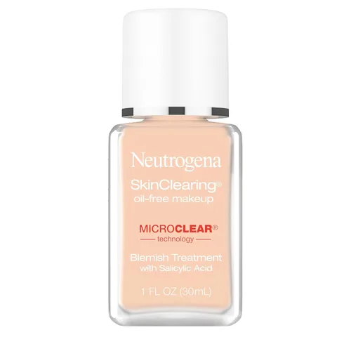 Miniatura 22 de Neutrogena SkinClearing - Base líquida sin aceite para combatir el acné y las imperfecciones, con medicamento para el acné de ácido salicílico al 40