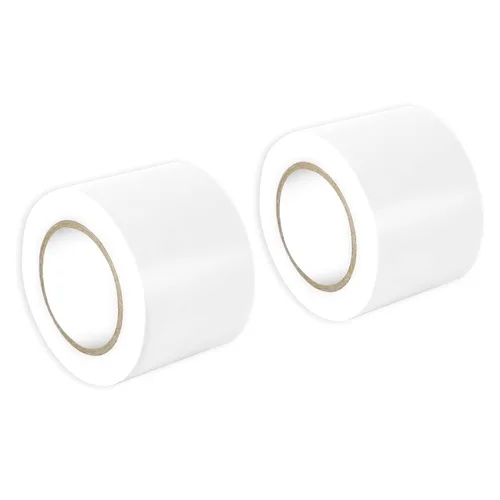 Miniatura 10 de Maveek 2 rollos de cinta eléctrica de PVC de 2 pulgadas, impermeable, cinta aislante de reparación, rollo de color negro, para tuberías o ventanas