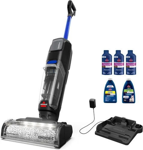 Miniatura 3 de Bissell CrossWave OmniFind Aspiradora Inalámbrica Multisuperficie para Pisos Duros Limpiador Húmedo y Seco con Faros FurFinder Súper Concentrado