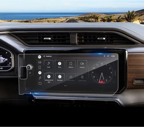 Miniatura 9 de Protector de pantalla GMC Sierra 1500 2022-2026, para Protector de pantalla Silverado 1500 2022-2026, panel de instrumentos de 12.3 pulgadas, vidrio