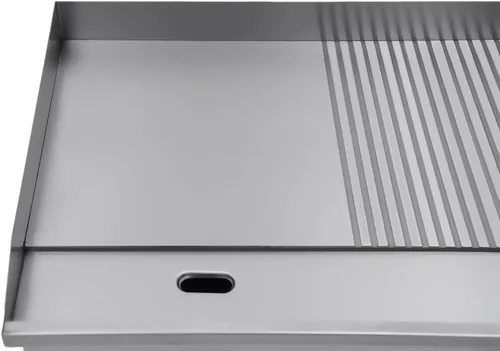 Miniatura 9 de Parrilla eléctrica comercial con parte superior plana, encimera de barbacoa de placa caliente, control de temperatura ajustable con 122~572℉(1600W