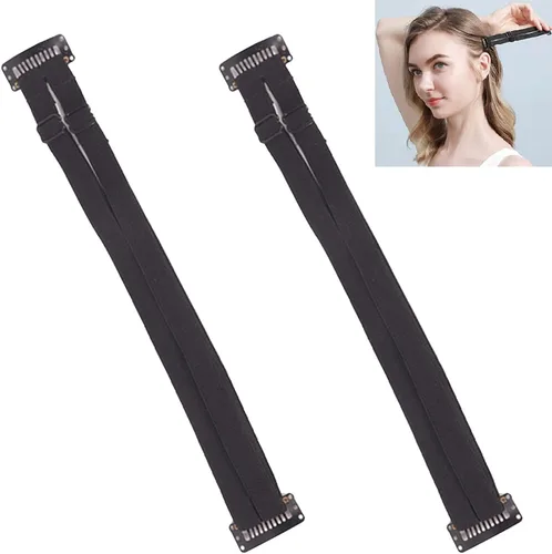 2 bandas de estiramiento facial con clips, correas de parche, bandas de levantamiento facial, bandas de estiramiento facial, bandas elásticas