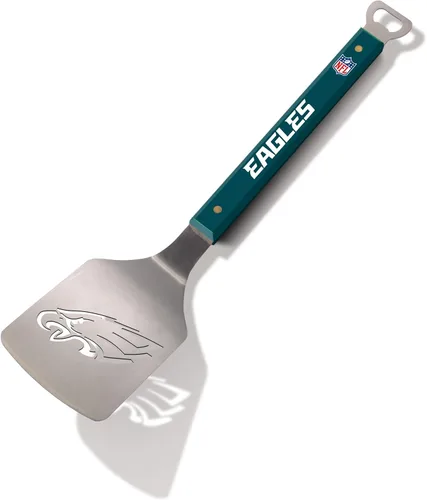 Miniatura 10 de YouTheFan NFL Sportula (espátula) de acero inoxidable de 18 pulgadas con abrebotellas