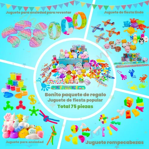 Miniatura 5 de DQstar Juguete de recuerdos de fiesta para niños de 4 a 8 a 12 años, premios de caja del tesoro para aula, bolsas de regalo, juguetes de caja
